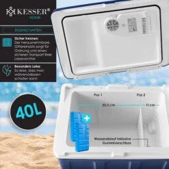 KESSER® Frigo Box 40L Con Ruote Per Mantenere Il Calore E Il Raffreddamento Frigo Box Termoelettrico 12 Volt E 230 Volt Mini Frigo Box Termico Per Auto Barca E Campeggio EEK A+++ Con Modalità ECO 9 KESSER® Frigo Box 40L Con Ruote Per Mantenere Il Calore E Il Raffreddamento Frigo Box Termoelettrico 12 Volt E 230 Volt Mini Frigo Box Termico Per Auto Barca E Campeggio EEK A+++ Con Modalità ECO -Barbecue Forniture Negozio 89949110 3