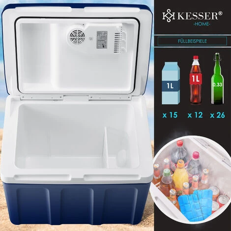 KESSER® Frigo Box 40L Con Ruote Per Mantenere Il Calore E Il Raffreddamento Frigo Box Termoelettrico 12 Volt E 230 Volt Mini Frigo Box Termico Per Auto Barca E Campeggio EEK A+++ Con Modalità ECO 6 KESSER® Frigo Box 40L Con Ruote Per Mantenere Il Calore E Il Raffreddamento Frigo Box Termoelettrico 12 Volt E 230 Volt Mini Frigo Box Termico Per Auto Barca E Campeggio EEK A+++ Con Modalità ECO - immagine 4