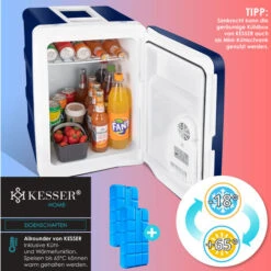 KESSER® Frigo Box 40L Con Ruote Per Mantenere Il Calore E Il Raffreddamento Frigo Box Termoelettrico 12 Volt E 230 Volt Mini Frigo Box Termico Per Auto Barca E Campeggio EEK A+++ Con Modalità ECO 11 KESSER® Frigo Box 40L Con Ruote Per Mantenere Il Calore E Il Raffreddamento Frigo Box Termoelettrico 12 Volt E 230 Volt Mini Frigo Box Termico Per Auto Barca E Campeggio EEK A+++ Con Modalità ECO -Barbecue Forniture Negozio 89949110 5