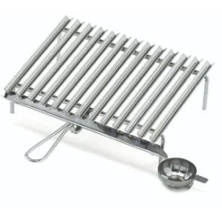 Ompagrill Graticola Barbecue Griglia In Acciaio Inox 40x35 Cm Made In Italy