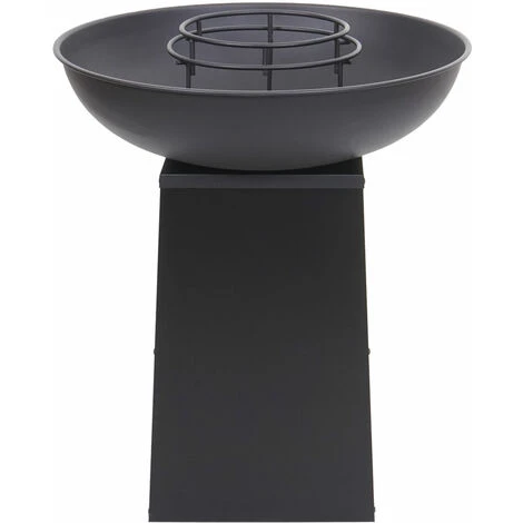 Barbecue BBQ Braciere Con Piastra Riscaldante HWC-K97 Acciaio Ø 66cm Nero 5 Barbecue BBQ Braciere Con Piastra Riscaldante HWC-K97 Acciaio Ø 66cm Nero - immagine 3