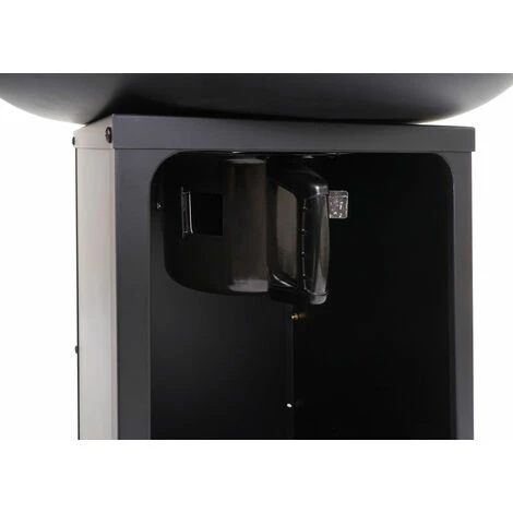 Barbecue BBQ Braciere Con Piastra Riscaldante HWC-K97 Acciaio Ø 66cm Nero 7 Barbecue BBQ Braciere Con Piastra Riscaldante HWC-K97 Acciaio Ø 66cm Nero - immagine 5