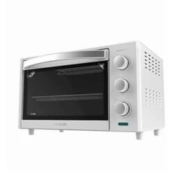 Cecotec Forno Elettrico Da Tavolo Multifunzione Bake&Toast 2400 White. 1500 W, 24 Litri Capacità, Temperatura Regolabile, Luce Interna, 3 Modi, Timer, Include Teglia, Griglia E Manico Con Pinza