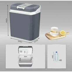 WOLTU Mini Frigo Bar Portatile Auto Ufficio Frigorifero Piccolo Caldo Freddo 12V -Barbecue Forniture Negozio 94125106 3