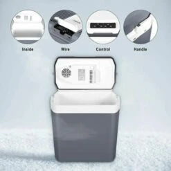 WOLTU Mini Frigo Bar Portatile Auto Ufficio Frigorifero Piccolo Caldo Freddo 12V -Barbecue Forniture Negozio 94125106 5