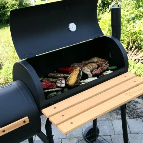 BBQ-Toro BBQ Smoker Grill Carrello Per Barbecue A Carbonella, Barbecue A Carbonella 4 BBQ-Toro BBQ Smoker Grill Carrello Per Barbecue A Carbonella, Barbecue A Carbonella - immagine 2
