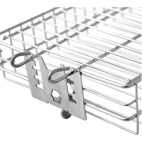 BBQ-Toro Cestello Per Griglia In Acciaio Inox Per Spiedo Rotante, Cestello Piatto Regolabile In Altezza 6 BBQ-Toro Cestello Per Griglia In Acciaio Inox Per Spiedo Rotante, Cestello Piatto Regolabile In Altezza - immagine 4