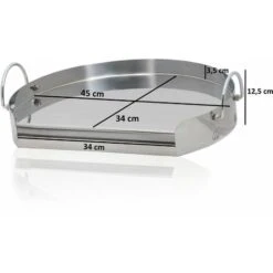 BBQ-Toro Piastra In Acciaio Inox Ã˜ 55 Cm Ideale Per 57er Kettle Grill Plancha Per Grill A Carbonella -Barbecue Forniture Negozio 94789539 3