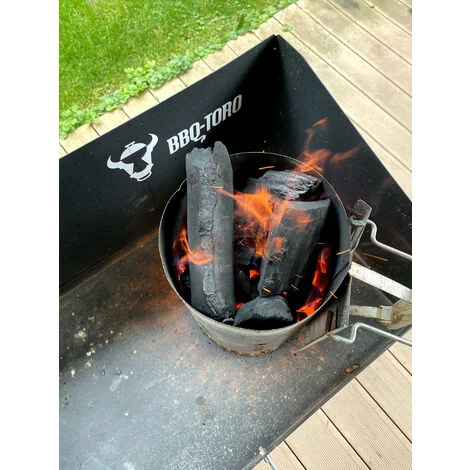 BBQ-Toro Tavolo Da Forno Olandese, Con Frangivento 75 X 40 Cm Tavolo Da Barbecue, Tavolo In Acciaio 6 BBQ-Toro Tavolo Da Forno Olandese, Con Frangivento 75 X 40 Cm Tavolo Da Barbecue, Tavolo In Acciaio - immagine 4