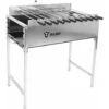 BBQ-Toro Griglia A Carbonella In Acciaio Inox Con Attacco Per Spiedini 11 Spiedini E Motore -Barbecue Forniture Negozio 94789853 1