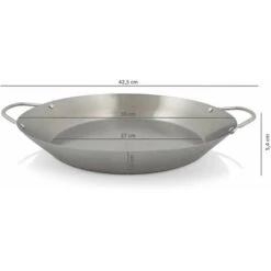 Mahlzeit Padella Per Paella Tradizionale Per 6 Persone Ø 35 Cm Padella In Acciaio Inox Con Manici 9 Mahlzeit Padella Per Paella Tradizionale Per 6 Persone Ø 35 Cm Padella In Acciaio Inox Con Manici -Barbecue Forniture Negozio 94789969 3
