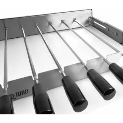 BBQ-Toro Attacco Per Griglia In Acciaio Inox 10 Spiedini 58 X 26-40 Cm, Motore A Sinistra -Barbecue Forniture Negozio 94790146 3