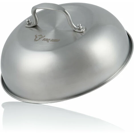 BBQ-Toro Campana Riscaldante In Acciaio Inox (2 Pezzi) Ø 23 Cm Campana Di Servizio, Glosche 6 BBQ-Toro Campana Riscaldante In Acciaio Inox (2 Pezzi) Ø 23 Cm Campana Di Servizio, Glosche - immagine 5