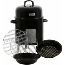 BBQ-Toro Smoker Barrel Beech Ø 43,5 Cm Forno Affumicatore BBQ Smoker Charcoal Grill