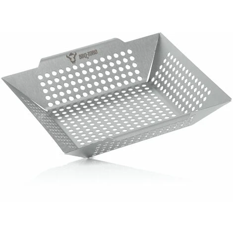 BBQ-Toro Cestello Per Grigliare In Acciaio Inox 30 X 30 X 5,5 Cm Padella Per Grigliare A Gas, Padella Per Grigliare 3 BBQ-Toro Cestello Per Grigliare In Acciaio Inox 30 X 30 X 5,5 Cm Padella Per Grigliare A Gas, Padella Per Grigliare