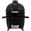 BBQ-Toro Kamado Grill A Carbonella Ã˜ 39 Cm SHIRO Con Termometro E Manici In Legno, Nero -Barbecue Forniture Negozio 94790320 1