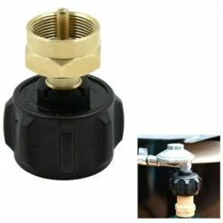 Adattatore Per Gas Da Campeggio Testa Di Conversione Del Gas Adattatore Per Cilindro Adattatore Connettore Per Fornello Adattatore Per Valvola Per Ugello Del Gas Per Bombola Di Propano Da Avvitare Sul