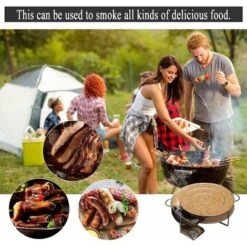 Generatore Di Fumo ITeddo Per Affumicatore Di Carne Di Pesce Con Spazzola Per La Pulizia Griglia Per Barbecue -Barbecue Forniture Negozio 95962663 4