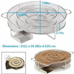 Generatore Di Fumo ITeddo Per Affumicatore Di Carne E Pesce FUiENKO 20.3X20X4CM 9 Generatore Di Fumo ITeddo Per Affumicatore Di Carne E Pesce FUiENKO 20.3X20X4CM -Barbecue Forniture Negozio 97243342 4