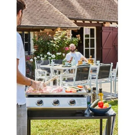 Acciaio Inossidabile Per Cottura A Gas - 3 Luci 7 Acciaio Inossidabile Per Cottura A Gas - 3 Luci - immagine 5