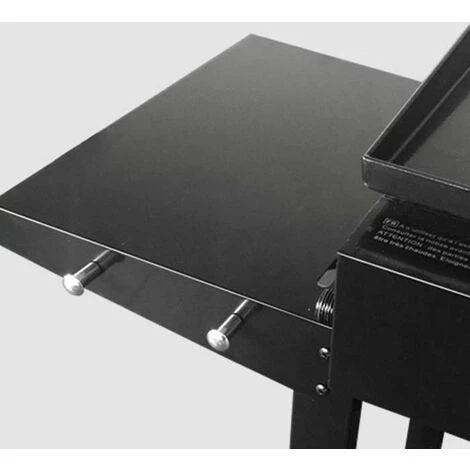 Garden Plancha Garden Max Merida - 4 Luci - Su Un Carrello - Acciaio Smaltato - 75 X 35 Cm - Nero 7 Garden Plancha Garden Max Merida - 4 Luci - Su Un Carrello - Acciaio Smaltato - 75 X 35 Cm - Nero - immagine 5