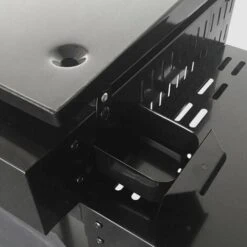 Garden Max Gas Plancha - 3 Luci - Su Un Carrello - Acciaio Smaltato - 60 X 35 Cm - Nero -Barbecue Forniture Negozio 99472653 4