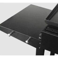 Garden Max Gas Plancha - 3 Luci - Su Un Carrello - Acciaio Smaltato - 60 X 35 Cm - Nero -Barbecue Forniture Negozio 99472653 5