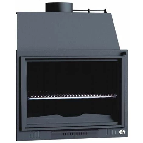 Barbecue BBQ Focolare Aperto Senza Porta A Legna 70 Cm - Portacenere Estraibile 3 Barbecue BBQ Focolare Aperto Senza Porta A Legna 70 Cm - Portacenere Estraibile