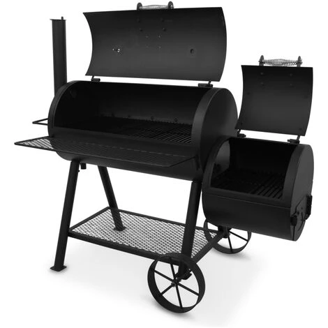 Barbecue A Carbone Highland Smoker In Acciaio, 145x85x134,6 Cm - Char-broil 4 Barbecue A Carbone Highland Smoker In Acciaio, 145x85x134,6 Cm - Char-broil - immagine 2